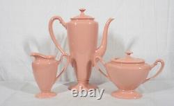 Rare! Vintage Discontinued Lenox China Coral 5 Piece Coffee Set Mint