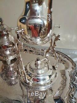 Rare, Vintage F. B. Rogers Silver Company 4 pieces tea / coffee set