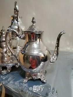 Rare, Vintage F. B. Rogers Silver Company 4 pieces tea / coffee set