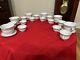 Rare Vintage Famous Zsolnay Hungary Tea, Coffee, Expresso 24 Pice Set