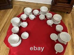 Rare Vintage Famous Zsolnay Hungary Tea, Coffee, Expresso 24 Pice Set