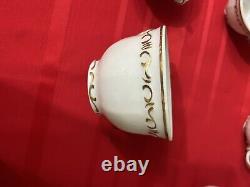 Rare Vintage Famous Zsolnay Hungary Tea, Coffee, Expresso 24 Pice Set