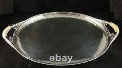 Rare Vintage Georg Jensen Hammered Sterling 6pc Coffee Set withTray