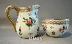 Rare Vintage Limoges Delvaux Paris France 23-Piece Porcelain Tea / Coffee Set