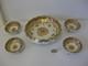 Rare Vintage Noritake Rc Nippon Gold Jewelled And Roses Set Footed Dishes