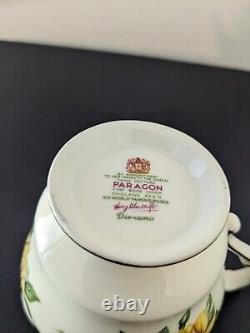Rare Vintage Paragon'Six World roses' Harry Wheatcroft Full Coffee Set