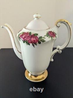Rare Vintage Paragon'Six World roses' Harry Wheatcroft Full Coffee Set