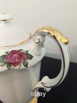 Rare Vintage Paragon'Six World roses' Harry Wheatcroft Full Coffee Set