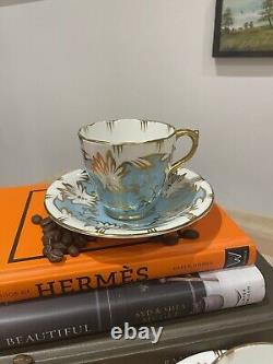 Rare vintage Royal Stuart Coffee Cups X6, multicoloured