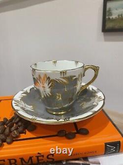 Rare vintage Royal Stuart Coffee Cups X6, multicoloured