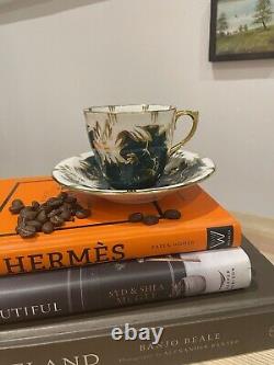 Rare vintage Royal Stuart Coffee Cups X6, multicoloured