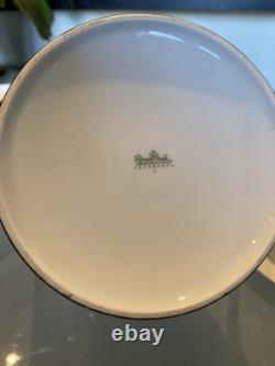 Raymond Lowey Ebony Black Rosenthal Germany Fine China Coffee Set for 6 Vintage