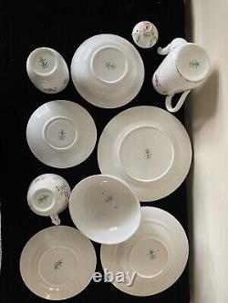 Rear Vintage 1930s Crown Staffordshire China Breakfast Set