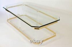 Replacement Set 6 Lucite Milo Baugman Style Coffee Table Legs And Screws Vintage