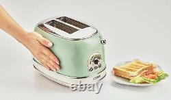 Retro Jug Kettle, Toaster & Filter Coffee Machine Set, Green Vintage Style