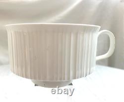 Rosenthal Coffee Cup Saucer x4 Sets Studio Tapio Wirkkala Black + White Vintage