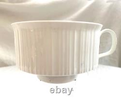 Rosenthal Coffee Cup Saucer x4 Sets Studio Tapio Wirkkala Black + White Vintage