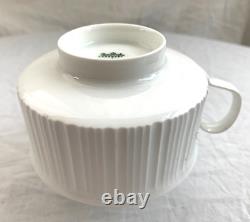 Rosenthal Coffee Cup Saucer x4 Sets Studio Tapio Wirkkala Black + White Vintage