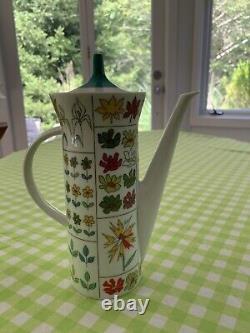 Rosenthal Emilio Pucci Piemonte Vintage Coffee / Tea Set. 17 Pieces, Serves Six