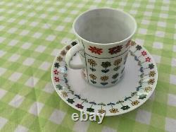 Rosenthal Emilio Pucci Piemonte Vintage Coffee / Tea Set. 17 Pieces, Serves Six