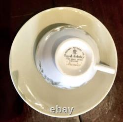 Royal Adderley Arcadia Pattern Fine Bone China Coffee Set &Side Plates 31 Pieces