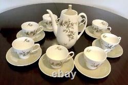 Royal Adderley Arcadia Pattern Fine Bone China Coffee Set &Side Plates 31 Pieces