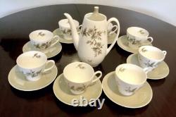Royal Adderley Arcadia Pattern Fine Bone China Coffee Set &Side Plates 31 Pieces