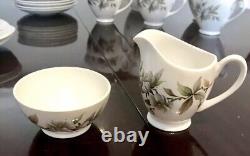 Royal Adderley Arcadia Pattern Fine Bone China Coffee Set &Side Plates 31 Pieces