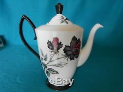 Royal AlbertMasquurade English Bone China Coffee Set Vintage 1950s-60s Gift