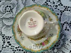 Royal Albert Blue Chelsea Bird Tea Set/Coffee set Vintage English Bone China