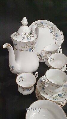 Royal Albert Brigadoon Bone China 17 piece coffee Set