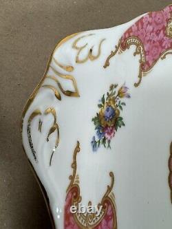Royal Albert Lady Carlyle Coffee Set x 6 Teapot Milk Jug Cake Plate Vintage Pink