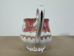 Royal Albert Lady Carlyle Coffee Set x 6 Teapot Milk Jug Cake Plate Vintage Pink