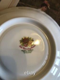 Royal Albert Old Country Roses Vintage Bone China Dinner & Tea Set 62 pieces