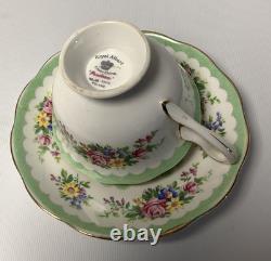 Royal Albert PRUDENCE Green 21 Piece Tea Set Vintage