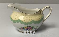 Royal Albert PRUDENCE Green 21 Piece Tea Set Vintage