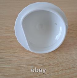 Royal Albert Val Dor Bone China Coffee Set White Gold Trim 15 Pieces Vtg Used
