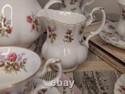Royal Albert Winsome Coffee Set Vintage Bone China Floral 14 piece set England