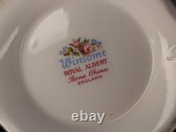 Royal Albert Winsome Coffee Set Vintage Bone China Floral 14 piece set England