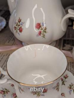 Royal Albert Winsome Coffee Set Vintage Bone China Floral 14 piece set England