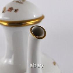 Royal Copenhagen Coffee Service for Six Brown Rose Pattern 688 Complete Vintage