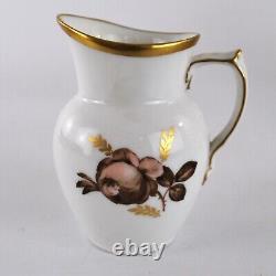 Royal Copenhagen Coffee Service for Six Brown Rose Pattern 688 Complete Vintage