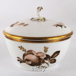 Royal Copenhagen Coffee Service for Six Brown Rose Pattern 688 Complete Vintage