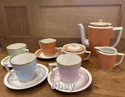 Royal Copenhagen Multi Coloured Vintage Coffee Set