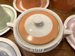 Royal Copenhagen Multi Coloured Vintage Coffee Set