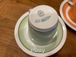 Royal Copenhagen Multi Coloured Vintage Coffee Set