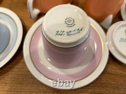 Royal Copenhagen Multi Coloured Vintage Coffee Set