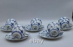 Royal Copenhagen Vintage Blue Fluted Plain Coffee set consisting of a Coffee Pot