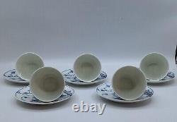 Royal Copenhagen Vintage Blue Fluted Plain Coffee set consisting of a Coffee Pot