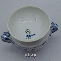 Royal Copenhagen Vintage Blue Fluted Plain Coffee set consisting of a Coffee Pot
